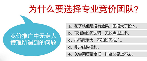 中小型企業(yè)競(jìng)價(jià)推廣所存在的問題 中小型企業(yè)競(jìng)價(jià)推廣所存在的問題