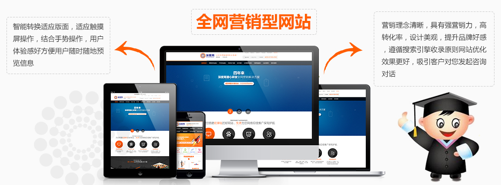 全網(wǎng)營(yíng)銷型網(wǎng)站更能有利于網(wǎng)站的轉(zhuǎn)化率